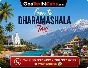 Goa to Dharmashala Taxi